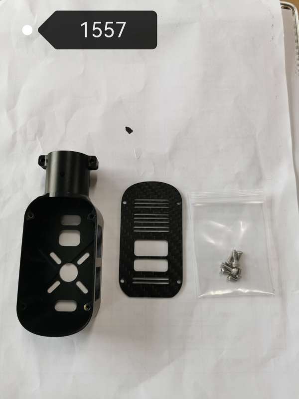 Dimensions base moteur tube carbone 25mm